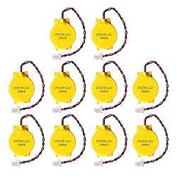 EEMB 10PACK 3V CR2016 CMOS Battery with Wire Leads