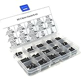 MakerSpot Raspberry Pi Nylon Standoff Kit M2.5 Screws Nuts Spacers Standoffs 210pcs for DIY Building of Raspberry Pi, PC Mods