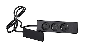 Schulte 151000156100 Evoline Plug Schukostecker schwarz