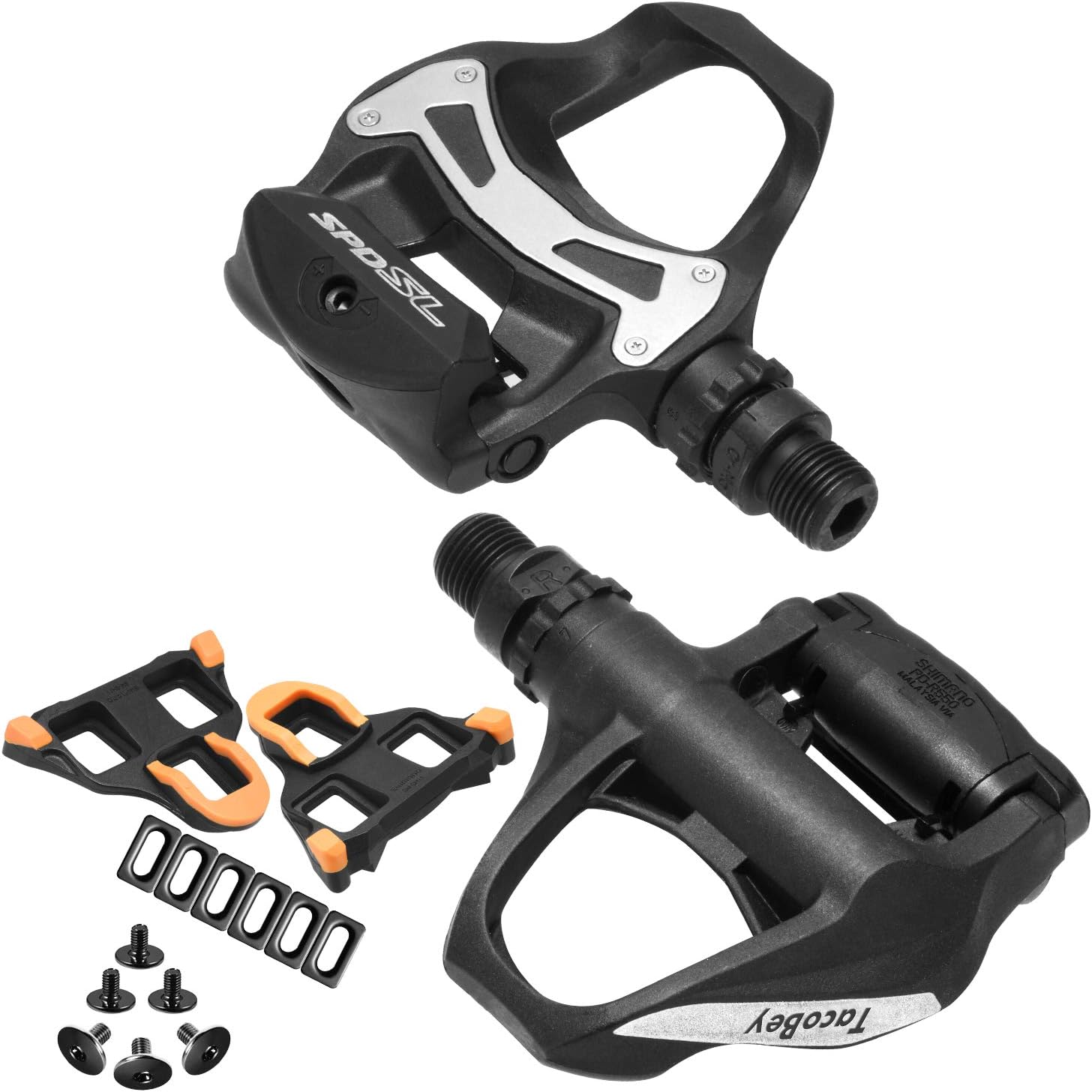 road pedals and cleats