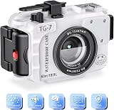 Sea frogs Camera Housing Olympus TG-7 Waterproof Underwater Case 60m Red Filter view 8