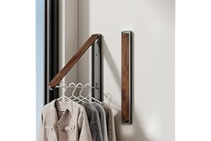 Bgzdxhxyr Wall Mounted Drying Rack, Retractable & Foldable Clothes Hanger for Laundry Room Organization, Hanger Dryer Rack Sp