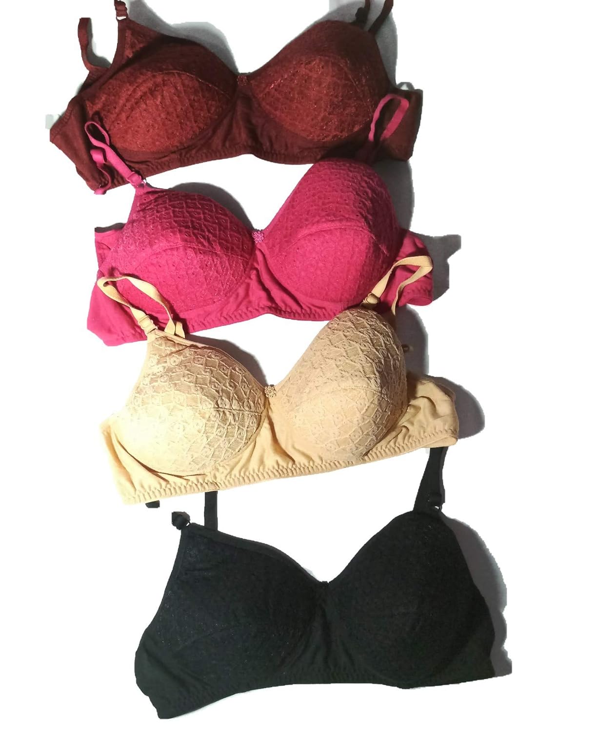 Buy EMVKY Premium Selection Range of Extra Padded Texture Bra for Women