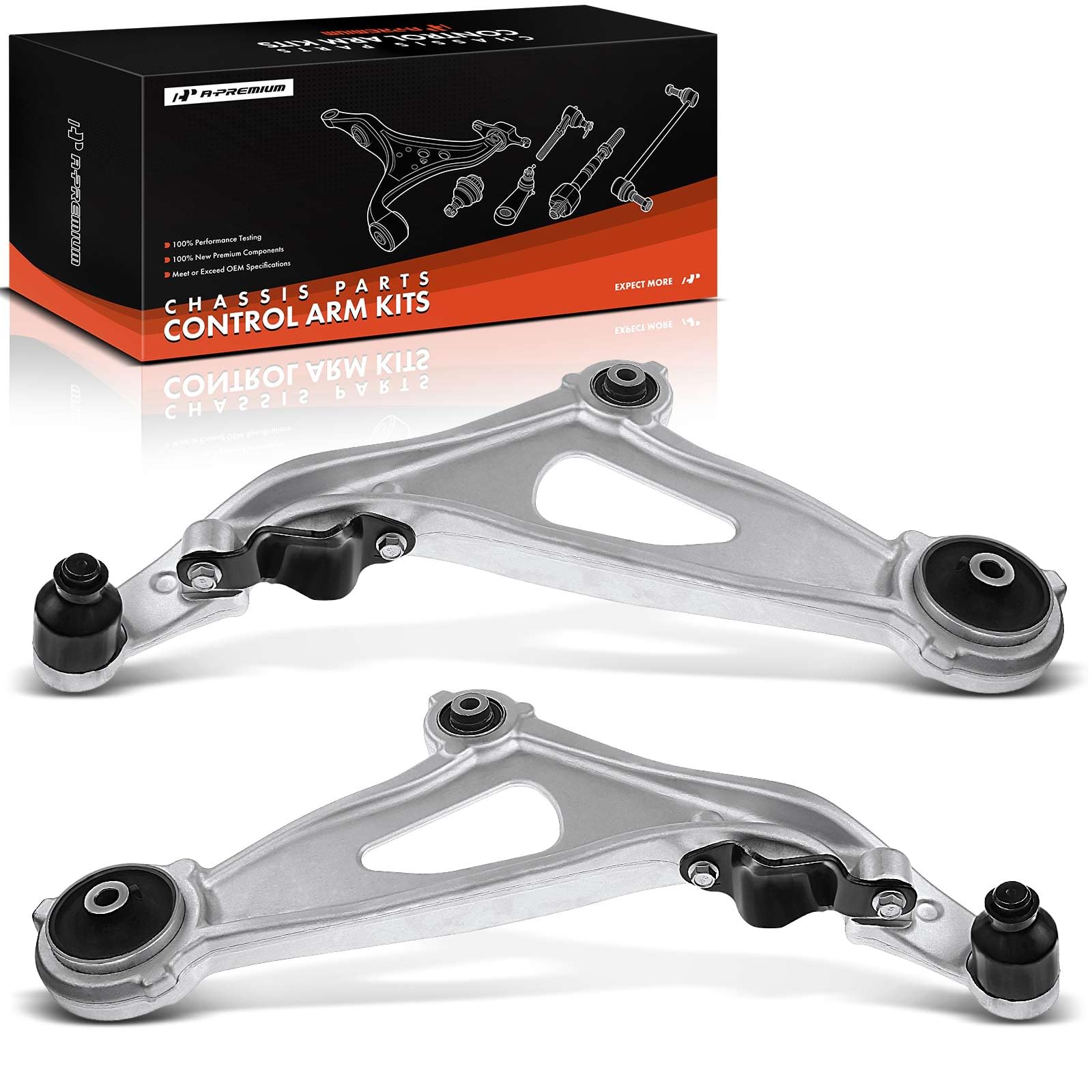 Photo 1 of A-Premium 2 x Front Lower Control Arm, with Ball Joint & Bushing, Compatible with Nissan Pathfinder 2013-2020, Infiniti QX60 2014-2022, JX35 2013