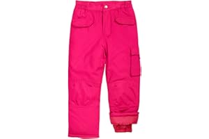 Cherokee Kids Snow Pants - Insulated Heavyweight Waterproof Ski Pants for Boys & Girls - Breathable Winter Gear for Kids