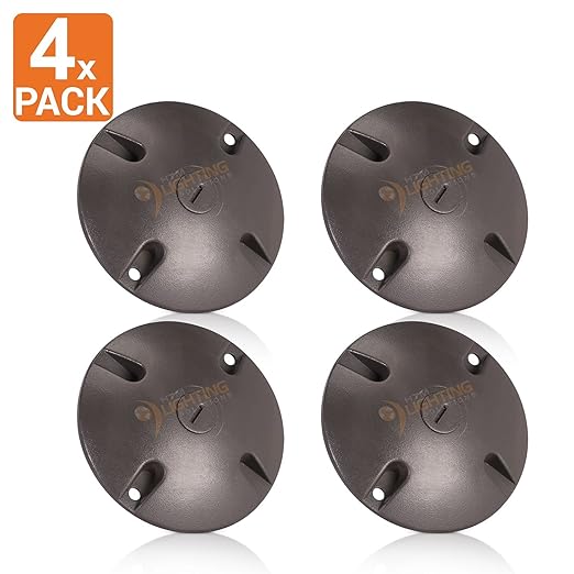 4 in. Round Weatherproof Electrical Junction Box Cover