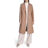 Kenneth Cole Women's Military Wool Blend Overcoat