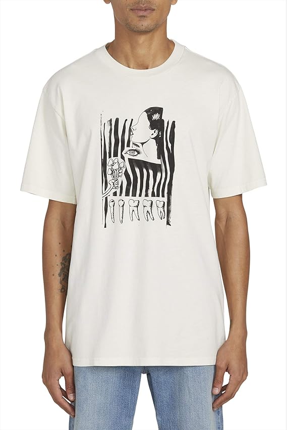 Amazon Volcom メンズ Hunter Gather 半袖tシャツ Us サイズ Small カラー ベージュ Tシャツ カットソー 通販