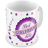 Best Girlfriend Ever Novelty Gift Mug - Pink/Purple