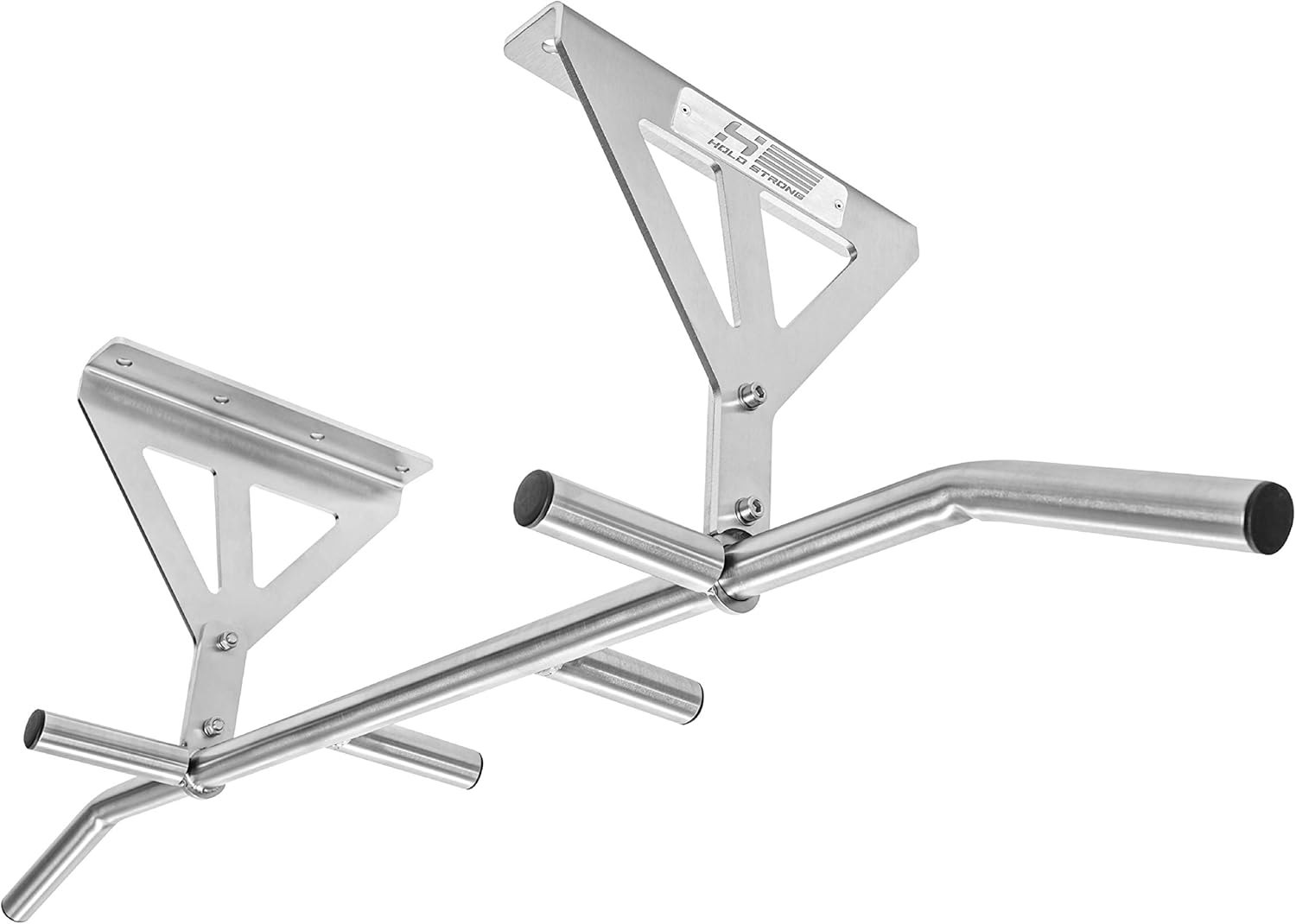 Hold Strong Gym Chin Up Bar Stainless Steel with 6 Handle Wide for Ceiling Mounting