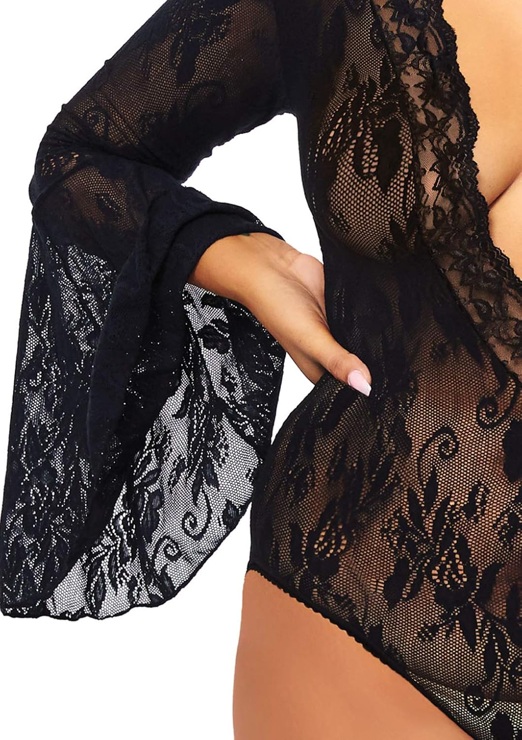 Leg Avenue Women's Plus Size Lingerie, Black: Clothing
