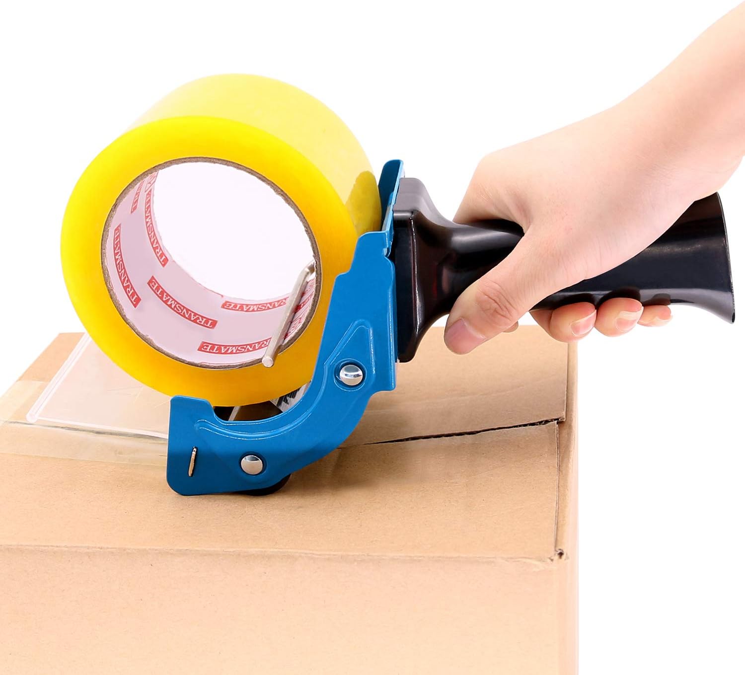 New Improved Design, Packaging Tape Dispenser with Quick Load Feature. Commercial Grade Tape Gun for Tapes Up to 3 Inch Wide. Industrial Durability. Perfect for Sealing Ship, Move, Storage Boxes. (1) : Office Products