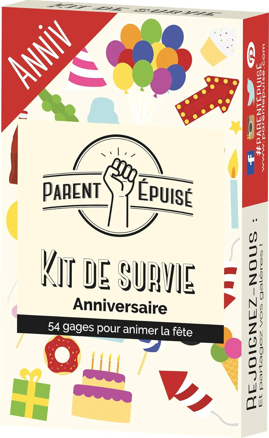 Parent Epuise Kit De Survie Anniversaire Asmodee Jeu De Societe Jeu De Cartes Jeu Enfant Amazon Fr Jeux Et Jouets