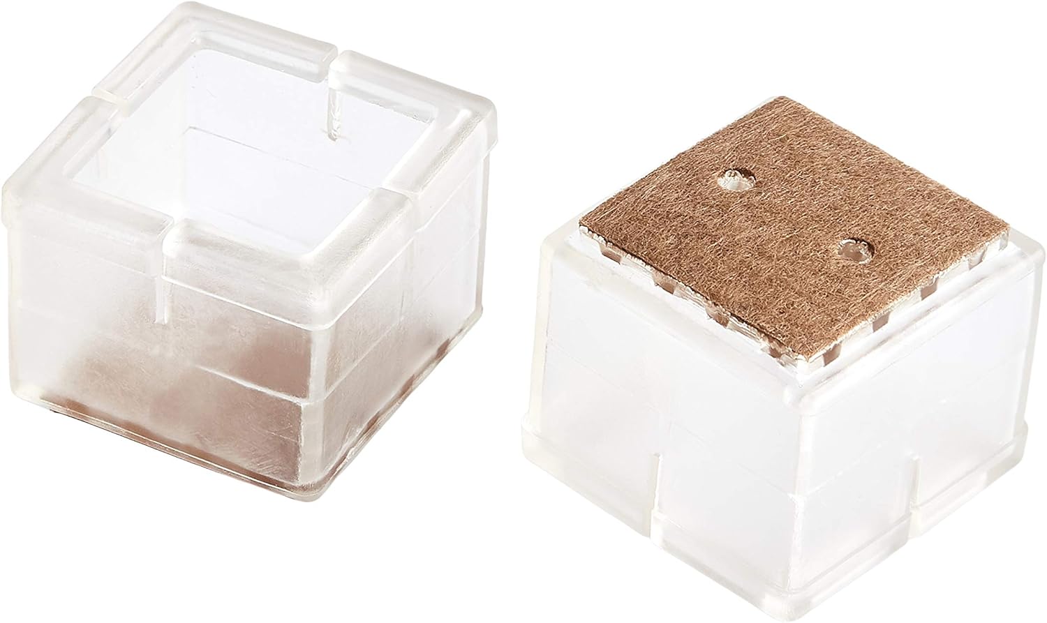 AmazonBasics Square Chair Leg Floor Protectors Pack of 16, 1.5 x 1.5