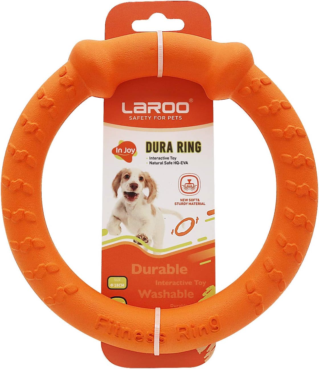 LaRoo Dog Flying Ring Toys, Floating Flying Dog Disc Toys