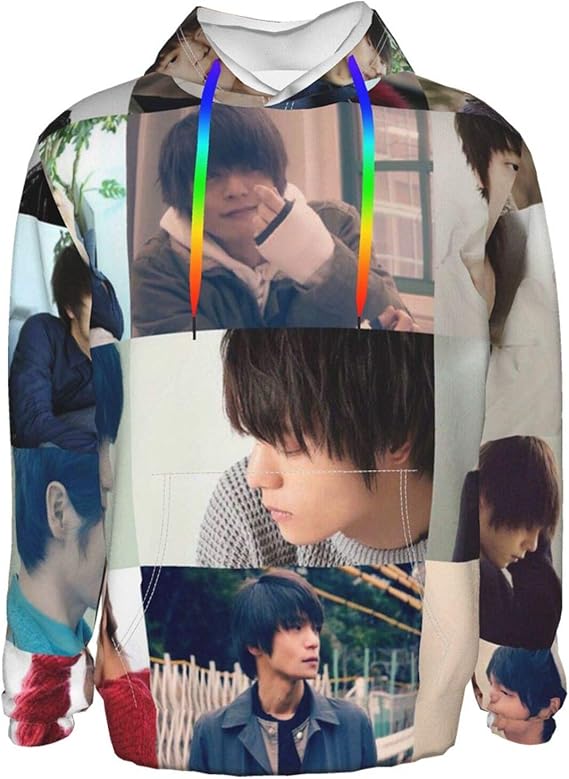 Amazon Co Jp 窪田正孝3 パーカー メンズ プルオーバー 長袖 ゆったり 春秋 フード付き 大きいサイズ 服 ファッション小物