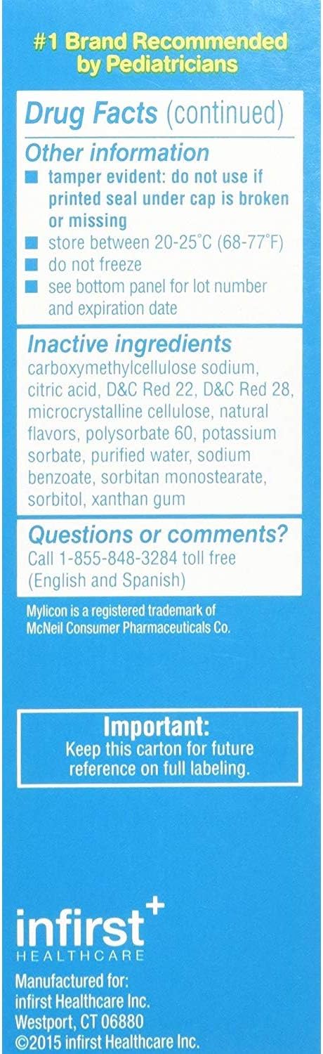 mylicon ingredients