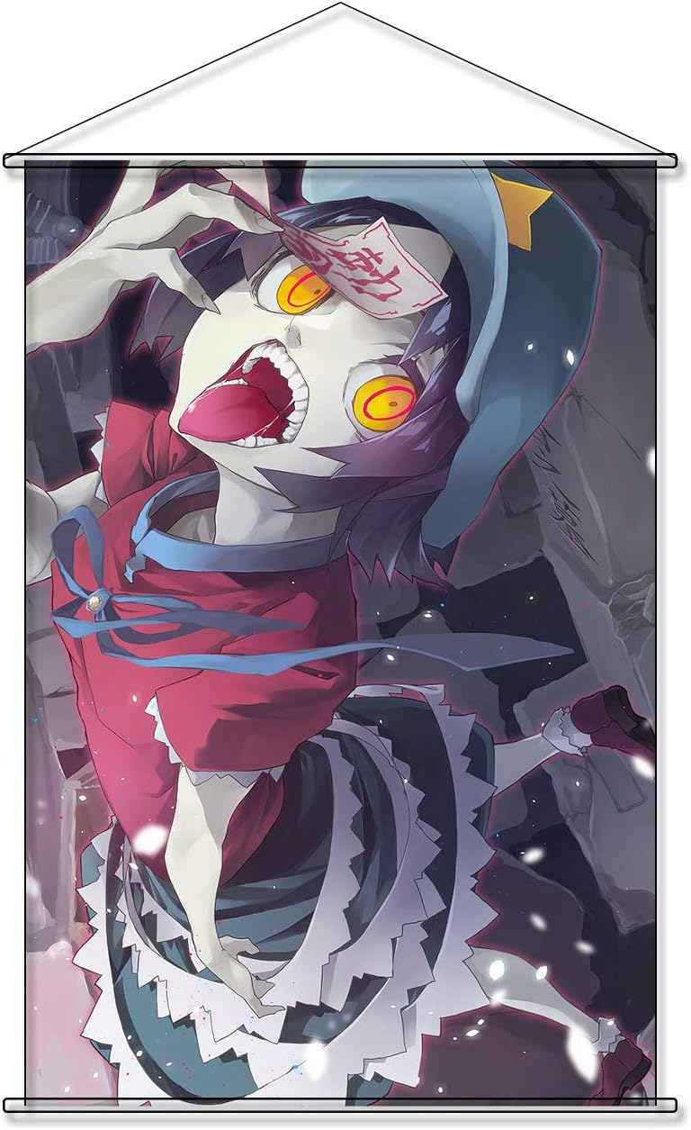 Amazon Co Jp Nijigen Club タペストリー 東方project 東方プロジェクト 宮古 芳香 みやこ よしか Miyako Yoshika ポスター 掛ける絵 巻物 軸物 アニメ 漫画 可愛い アニメ おしゃれ 萌え カスタム可能 90cmx60cm ホビー 通販