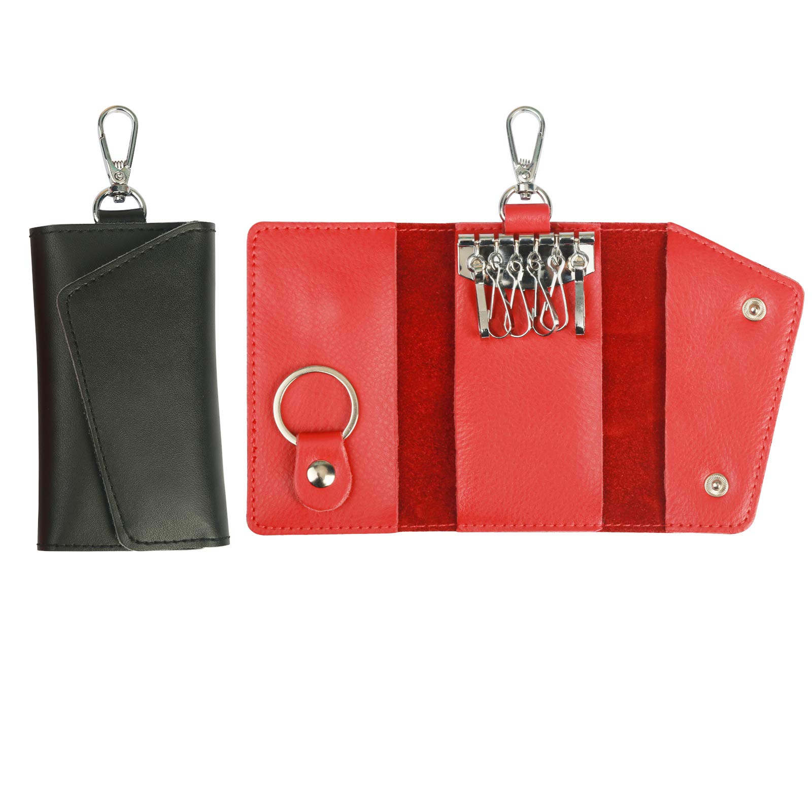 keyring purse leather