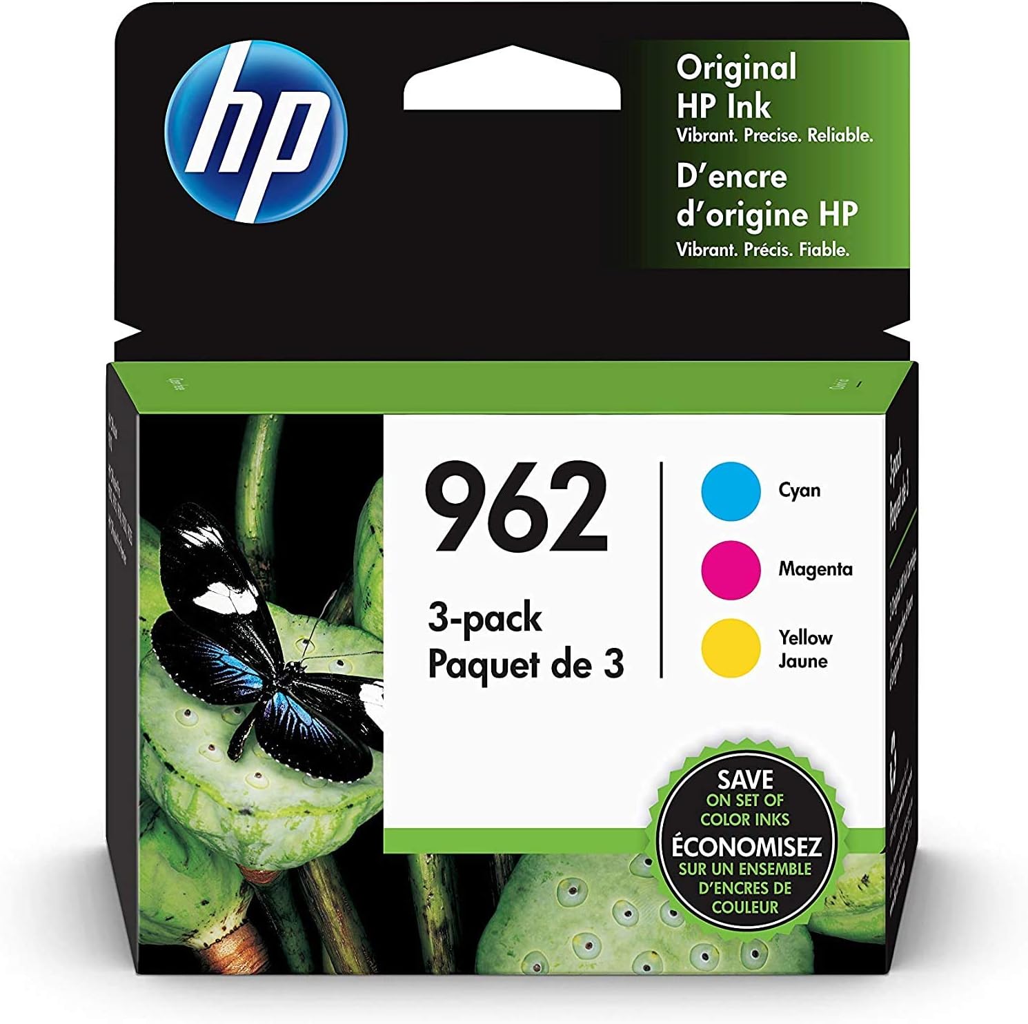 HP 962 | 3 Ink Cartridges | Cyan 