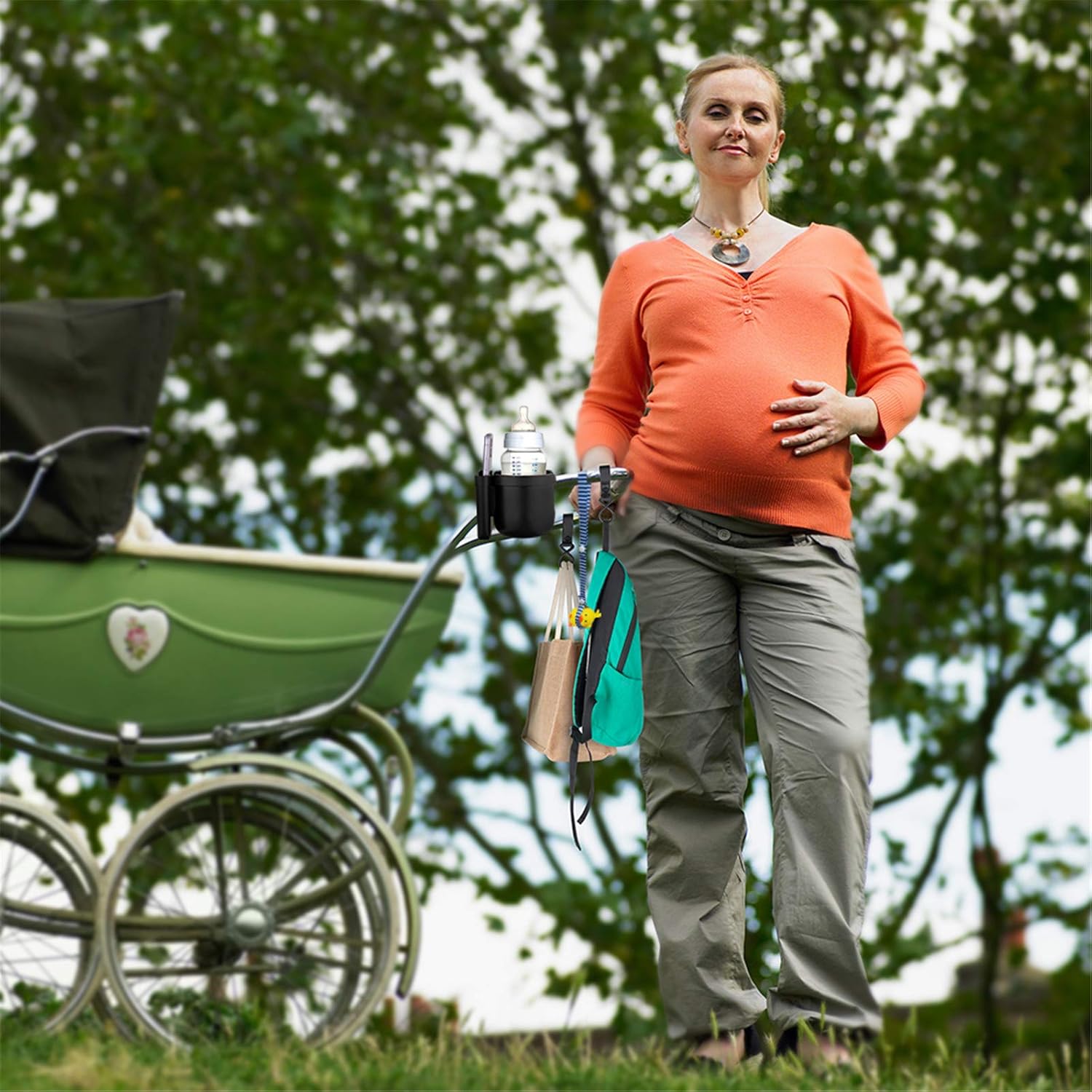 universal coffee cup holder for pram