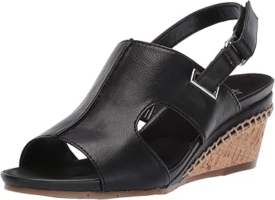 aerosoles black wedges