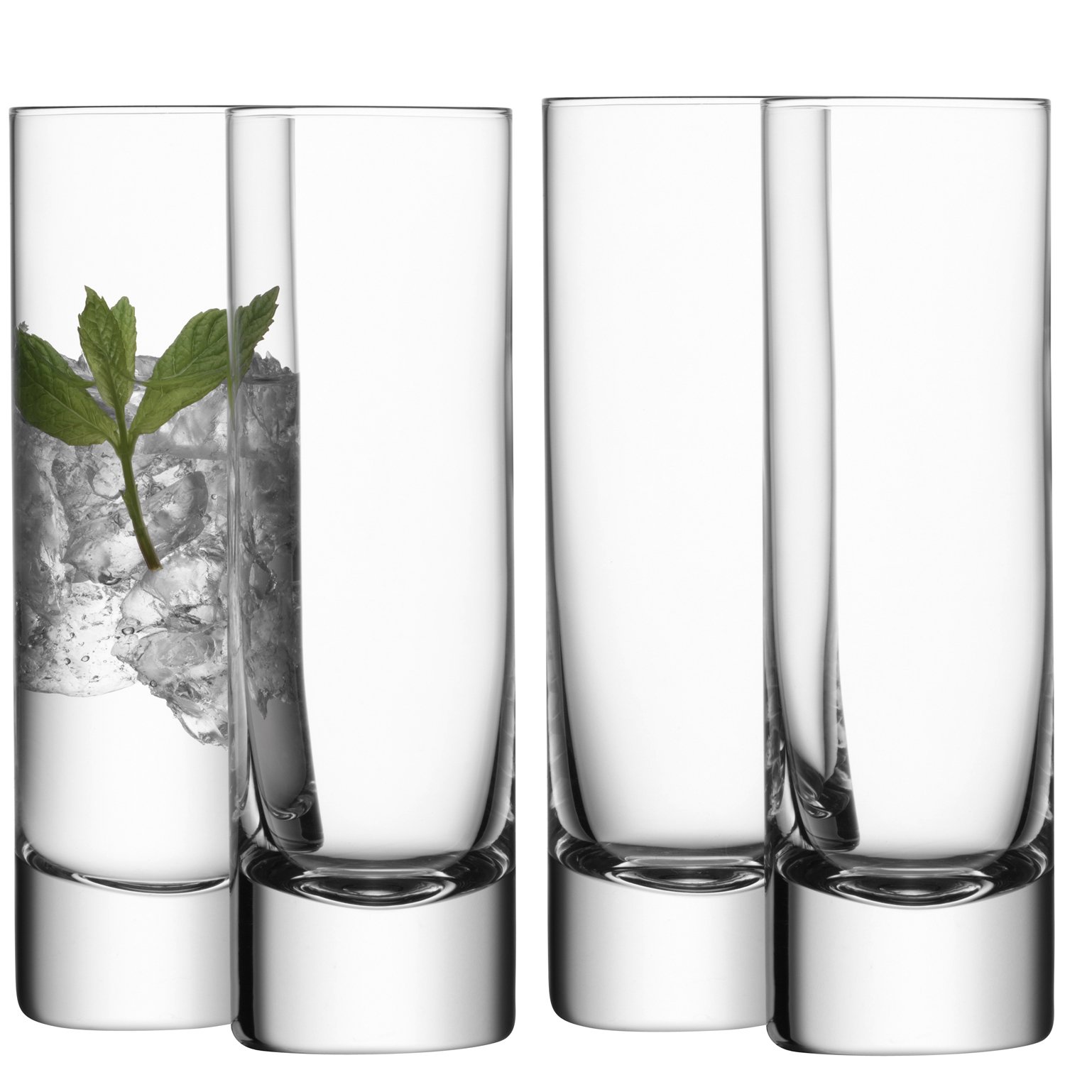 LSA International Bar Long Drink Glass (4 Pack), 8.4 fl. oz., Clear