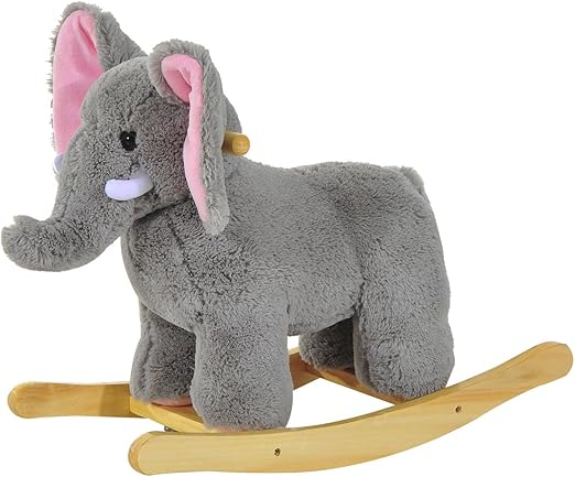 plush elephant rocker