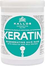 Kallos KJMN Keratin Regenerating Hair Mask 1000ml Dry Damaged Chemically Treated view 1