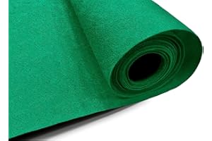 Eovea - Acrylic Felt Fabric by The Yard - 72" Inch Wide -1.6mm Thick Felt Fabric | Non-Stiff Soft Craft Felt Supplies for DIY Arts & Crafts, Sewing, Patchwork, Cushion & Padding(Kelly Green,Half Yard)