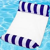 UMUACCAN Inflatable Pool Float Hammock for Adults &ndash; 4-in-1 Floating Water Lounger with Headrest &amp; Footrest