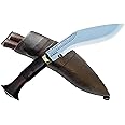 Gurkha Kukri Knife Super Mini Jungle Authentic Hand-Hammered Hand Forged 6" Carbon Steel Blade Full Tang 11" Kukri Khukuri With Leather Sheath & 2 Small Knives - Handmade In Nepal