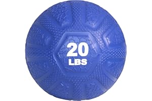 PRISP Weighted Rubber Medicine Ball - Weight Ball for Strength Exercises and Fitness Workouts