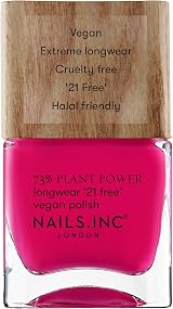 Nails.Inc 73% Plant Power Nail Polish 14 ml Long Lasting Vegan Cruelty Free