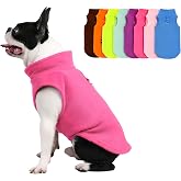 JACKO &amp; CO Dog Fleece Vest Sweater with Leash Ring - Pink Medium (6-10 lbs) | For Small Dogs, Cats &amp; Puppies, Soft, Lightweight &amp; Warm Pullover Dog Coat, Cozy Pet Jacket for Fall, Winter, Spring, Autumn