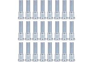 HIFEEDOR 24Pack Wheel Stud for Lippert Trailer for Axles 2,000 lb to 7,000 lb with 1/2"-20 UNF Thread Size, 0.617" Spline, 0.77" Head, 2.2" Total Length