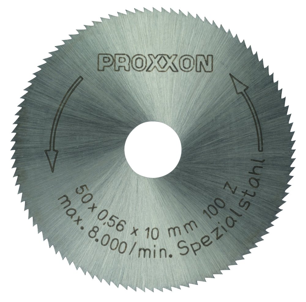 Proxxon 28020 HSS Circular Saw Blade Made of High-Alloy Special Steel, 50 mm diameter, fine-toothed