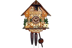 August Schwer Cuckoo Clock Little Black Forest House 1.0260.01.C