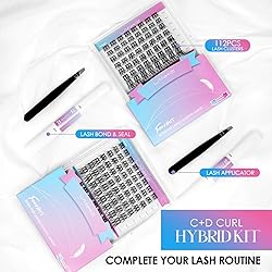 LANKIZ Lash Extension Kit, C+D Mix Curl Lash