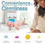 modunful Wall Mounted Baby Changing Unit Foldable Diaper Station view 3