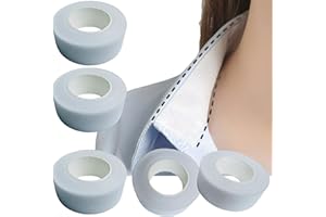 APZDFGIFCD 5 Rolls Collar Protector Sweat Pads, Self-adhesive Shirt Collar Protector Absorbent Sweat Shields Pad for Hat Shirt Neck Liner Armpit Tape Collar Protectors for Women Men