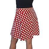 Smash Dandy Red and White Polka Dot Flutter Style Golf/Tennis Skort/Skirt Made in USA Medium 810 Rainbow