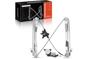 A-Premium Power Electric Window Regulator with Motor Compatible with Dodge Grand Caravan 2008-2020 Chrysler Town & Country Ra