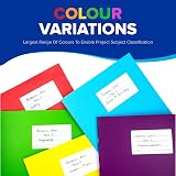 Durabook A4 8mm F&M Assorted Colour Exercise Books Pack of 5 80 Page view 7