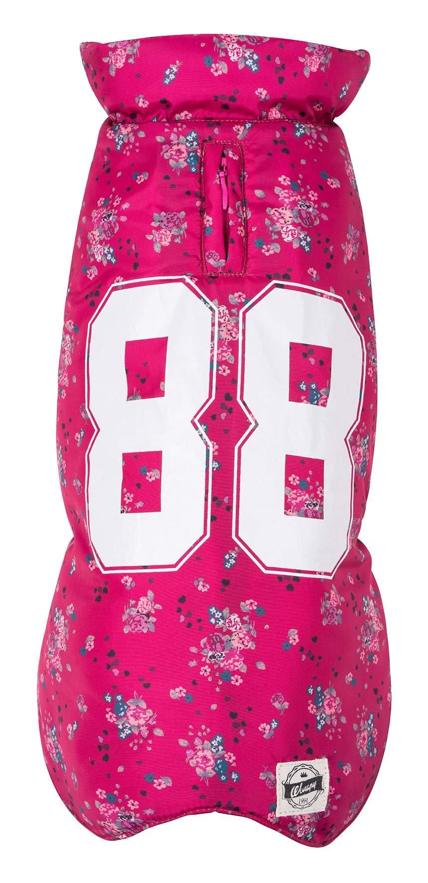Wouapy Wouapy Le 88 Rose Dog Coat, Size 28, Protects Your Dog from the Elements