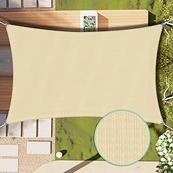 SunnyRoyal 21'x46' Sun Shade Sail Super A Ring Wire