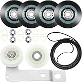 Upgraded 4392067RC Dryer Repair Kit for maytag kenmore whirlpool Dryers | 4392067 Dryer Maintenance Kit with WPW10314173 Drum Roller &amp; 661570V Belt &amp; 279640 Idler Pulley&amp;279640 dryer idler