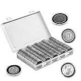 XYZsundy 100 Pieces 30mm Coin Capsule,5 Sizes