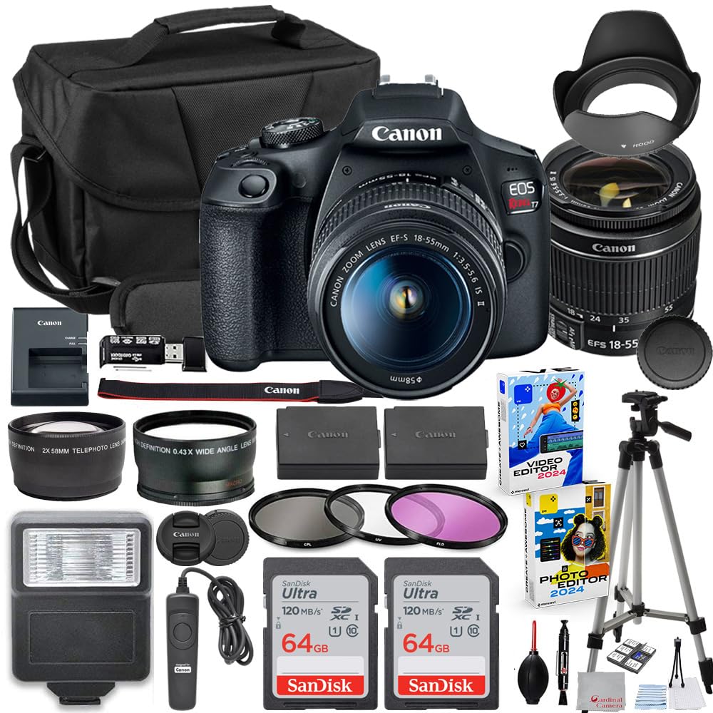 Canon EOS Rebel T7 DSLR Camera with 18-55mm Lens