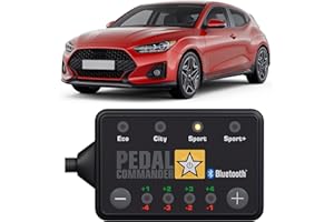 PEDAL COMMANDER for Hyundai Veloster 2011-2018 Throttle Response Controller Fits: 1st Gen, Base, Style, Tech, Turbo, RE:MIX, Rally Edition, 1.6L Hyundai Veloster Accessories